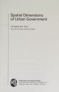 Spatial dimensions of urban government