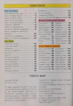 Tokyo map