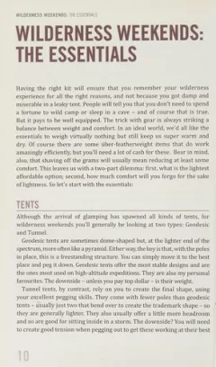Wilderness weekends