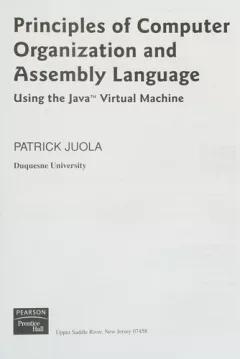 Principles of computer organization and Assembly language