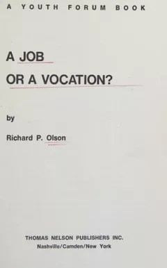 A job or a vocation?