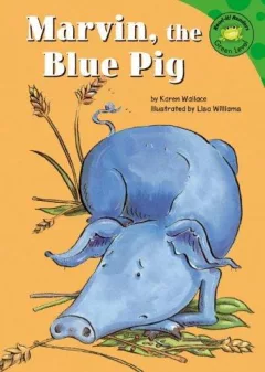 Marvin, the blue pig