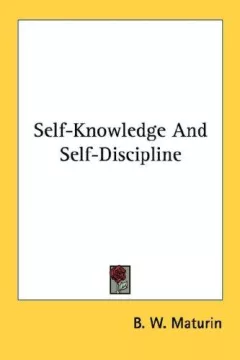 Self-Knowledge And Self-Discipline
