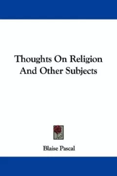 Thoughts On Religion And Other Subjects
