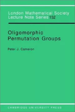 Oligomorphic permutation groups