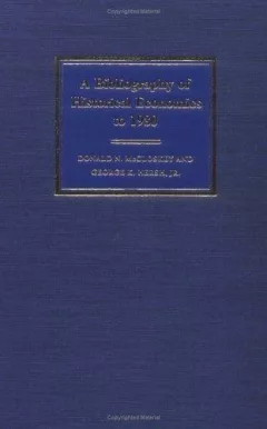 A bibliography of historical economics to 1980