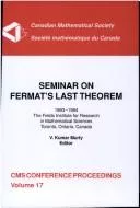 Seminar on Fermat's last theorem