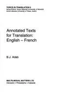 Annotated texts for translation