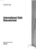 International debt reexamined