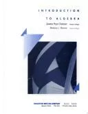 Introduction to algebra