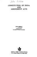 Constitution of India and amendment acts