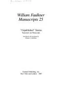 "Unpublished" stories, typescripts, and manuscripts