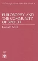 Philosophy and the community of speech