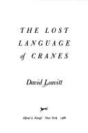 The lost language of cranes