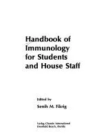 Handbook of immunology for students and house staff