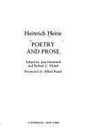 Poetry and prose