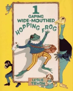 One gaping wide-mouthed hopping frog