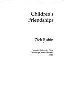 Children's friendships