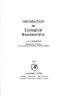 Introduction to ecological biochemistry