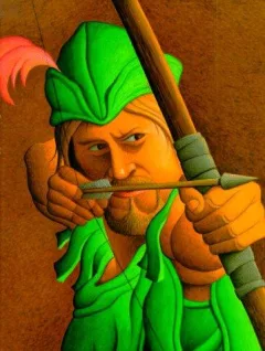 Robin hood and little john