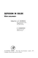 Diffusion in solids: recent developments.
