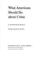 What Americans should do about crime