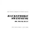Backstroke swimming