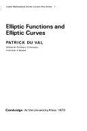 Elliptic functions and elliptic curves.