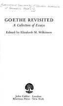 Goethe Revisited