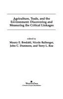 Agriculture, trade, and the environment
