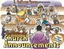 Rev. Adenoid's Church Announcements