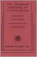 The increased difficulty of concentration