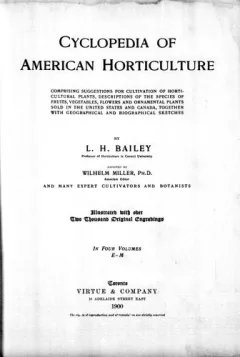 Cyclopedia of American horticulture
