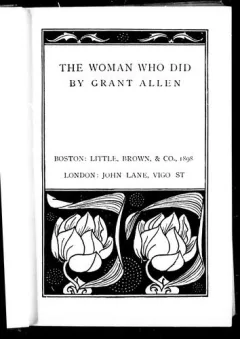 The woman who did