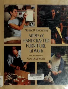 Artists of handcrafted furniture at work