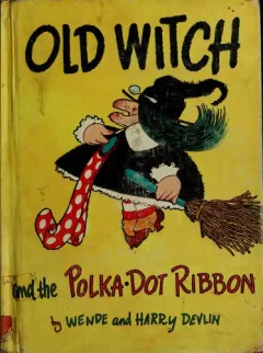 Old witch and the polka-dot ribbon