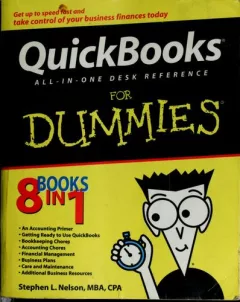 QuickBooks all-in-one desk reference for dummies