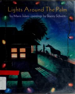 Lights around the palm