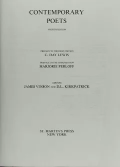 Contemporary poets