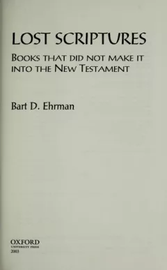 Lost scriptures