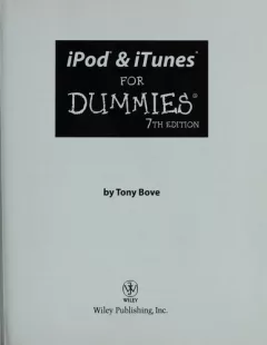 iPod & iTunes for dummies