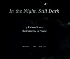 In the night, still dark