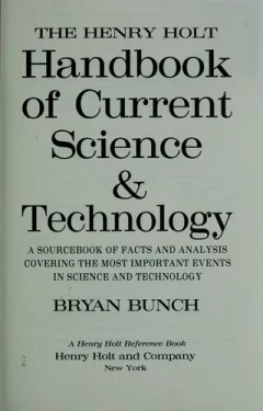 The Henry Holt handbook of current science & technology