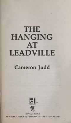 The hanging at Leadville