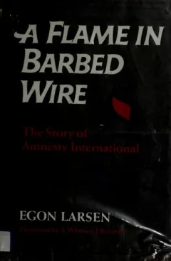 A flame in barbed wire