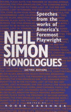 Neil Simon monologues