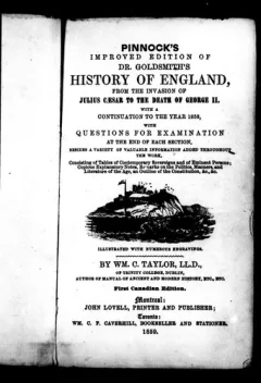 Pinnock's improved edition of Dr. Goldsmith's history of England