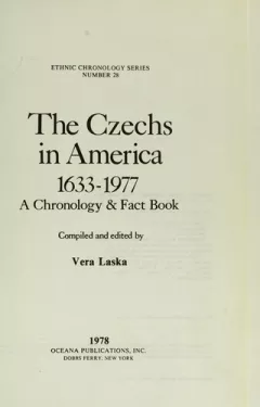 The Czechs in America, 1633-1977