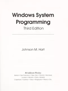 Windows system programming