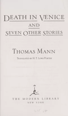 Death in Venice and seven other stories